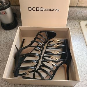 BCBGeneration Black Heels Size 8